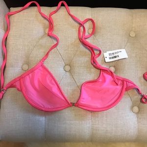 Wicked Weasel 323 Satin Sheer Underwire Top - Size Large